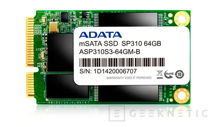 ADATA Premier PRO SP310, SSDs en formato mSATA con precios equilibrados, Imagen 1