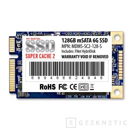 Convierte tu disco duro mecánico en uno híbrido con los SSD mSATA MyDigitalSSD Super Cache 2, Imagen 1