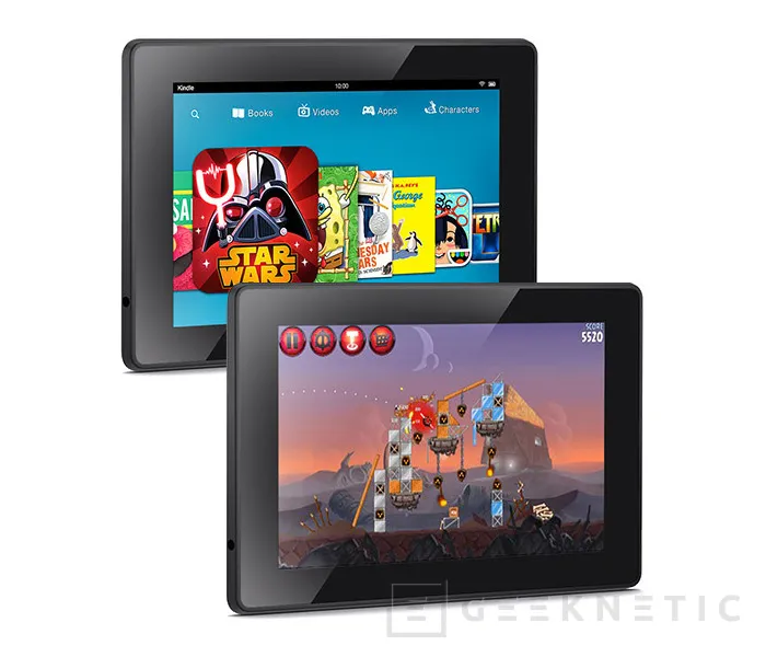 Ya disponibles los nuevos tablets  Kindle Fire HDX de Amazon en España, Imagen 2