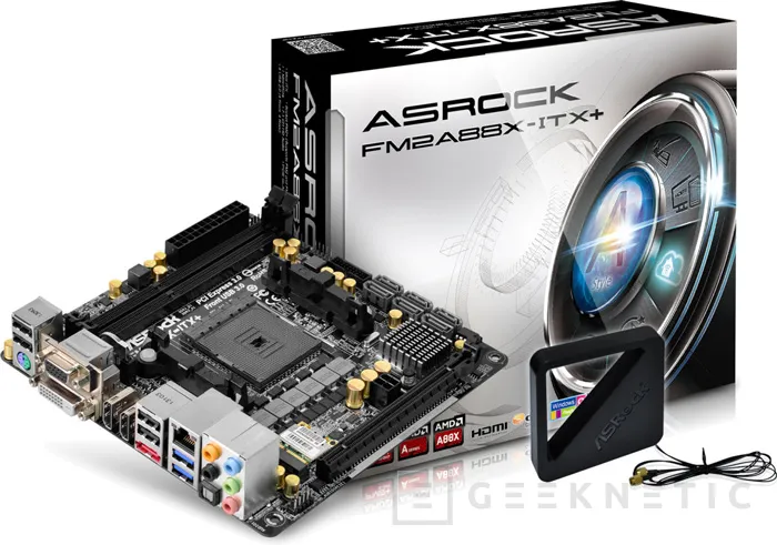 ASRock FM2A88X-ITX+, placa base de pequeño formato para APUs Kaveri de AMD, Imagen 2