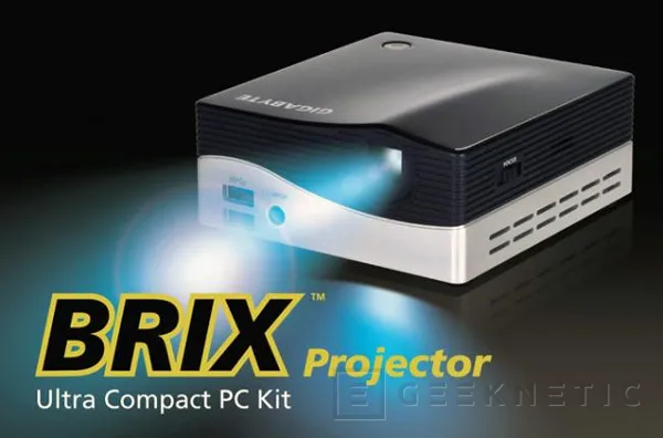 Gigabyte BRIX Projector, curioso mini PC con proyector incorporado, Imagen 1