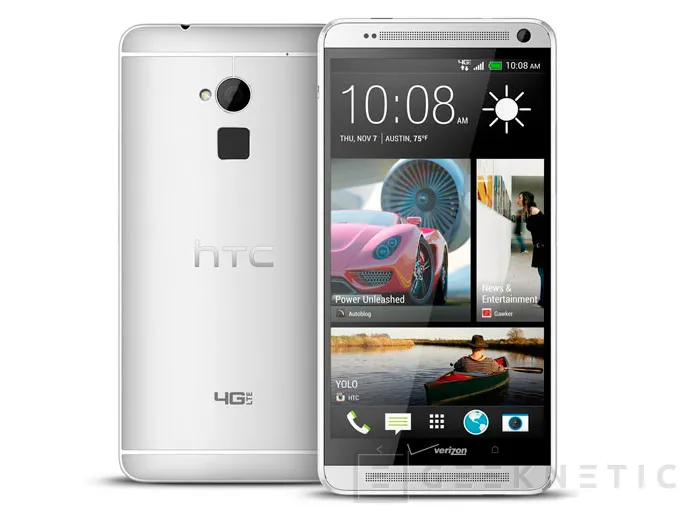 HTC presenta el One Max, un terminal de 5.9 pulgadas con lector de huellas, Imagen 2
