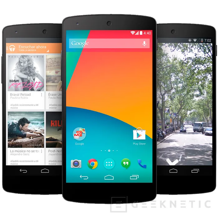 Nexus 5 ya a la venta con la nueva versión de  Android 4.4 "KitKat"   , Imagen 1