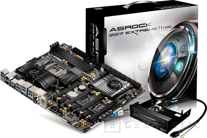 ASRock presenta su placa base Z87 Extreme11/AC con 22 puertos SATA, Imagen 2