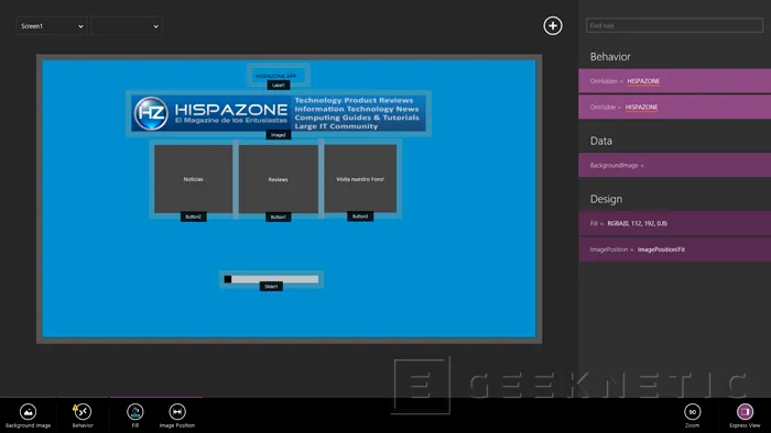 Microsoft Siena, crea aplicaciones para Windows 8 de manera sencilla, Imagen 2