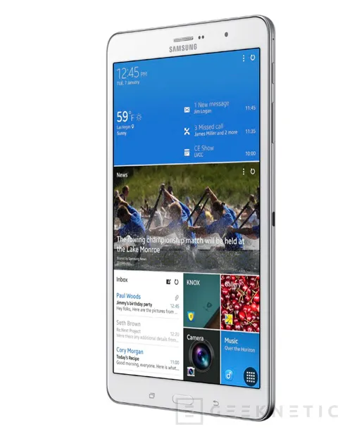 Samsung Galaxy NotePRO y TabPRO, nuevos tablets de gama alta, Imagen 2