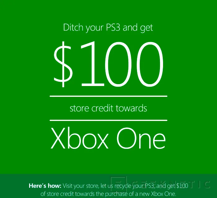 Microsoft te ofrece 100 Dólares si les llevas tu antigua PlayStation 3, Imagen 1
