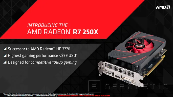 AMD lanza oficialmente la Radeon R7 250X, Imagen 1
