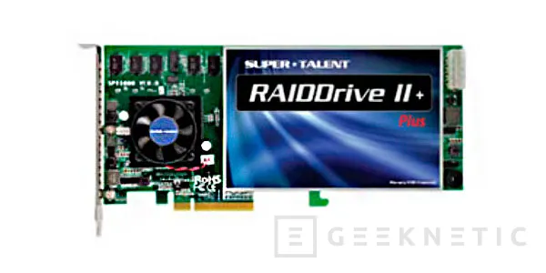 Super Talent RAIDDrive II Plus, nuevo SSD con interfaz PCI Express, Imagen 1