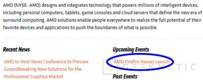 AMD utilizará una GPU Hawaii en su próxima gráfica FirePro para el mercado profesional, Imagen 2