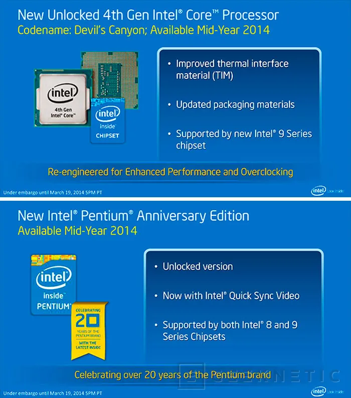 Intel desvela nueva información sobre sus próximos procesadores: más Haswell y DDR4, Imagen 1