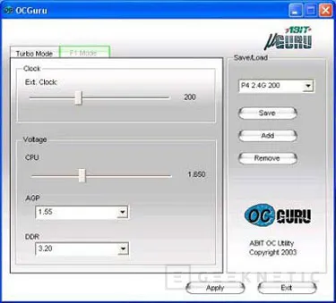 Nuevo software OC Guru de ABIT, Imagen 1