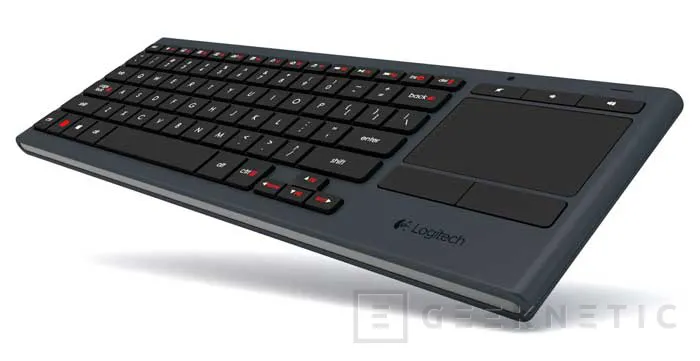 Logitech lanza sus nuevos teclados K830 con la mente puesta en los PC de salón, Imagen 1