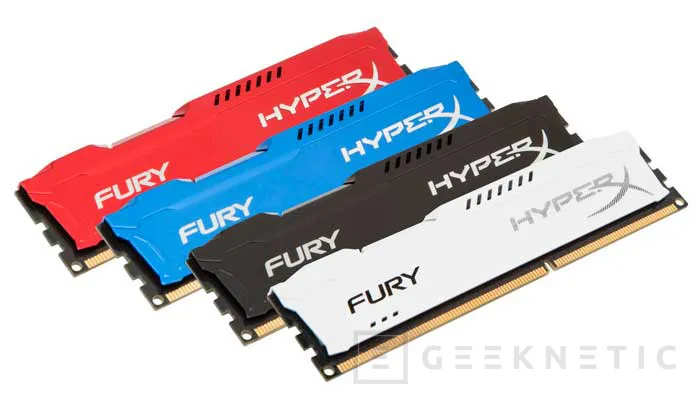 Kingston introduce las nuevas memorias RAM HyperX Fury con perfiles de overclock automático, Imagen 1