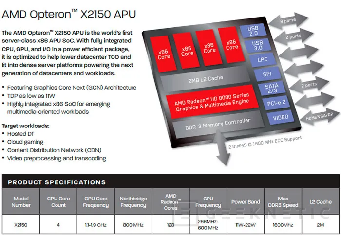 AMD demuestra las prestaciones del Opteron X Berlín en Fedora, Imagen 1
