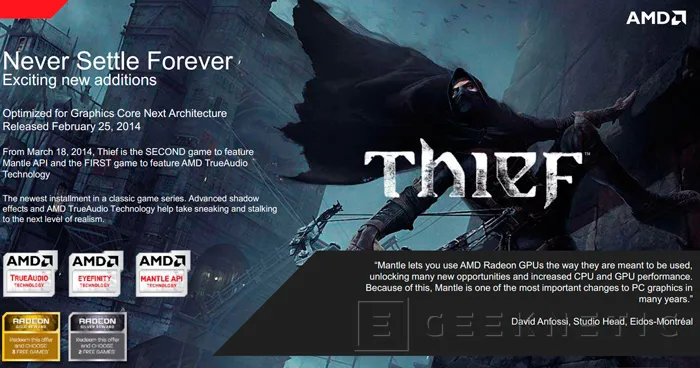 AMD renueva los juegos que ofrecen gratis en su promoción Never Settle Forever, Imagen 3