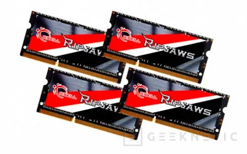 G.SKILL ya ofrece kits de 32 GB de memoria DDR3 2133 MHz para portátiles, Imagen 2