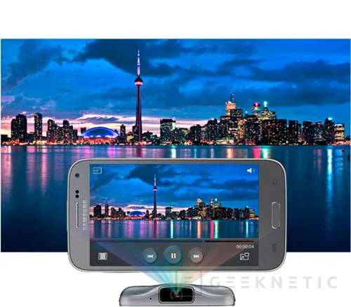 Llega el segundo smartphone con proyector de Samsung: Galaxy Beam 2, Imagen 2