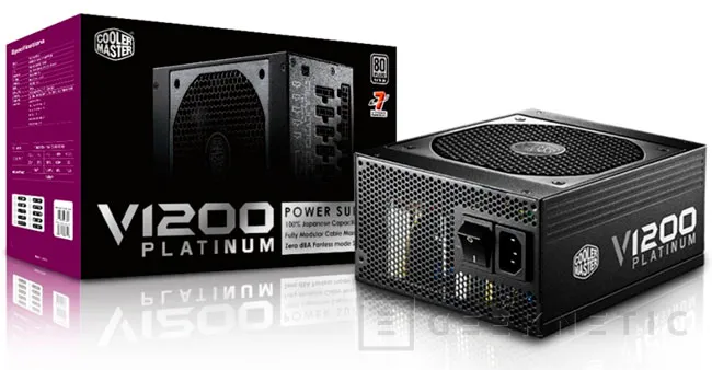 Cooler Master presenta su nueva fuente V1200 Platinum de alta eficiencia, Imagen 1