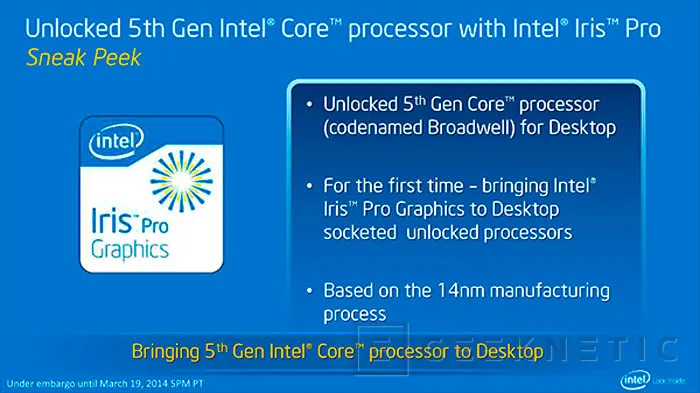 Intel asegura que Broadwell llegará antes de acabar el año, Imagen 1