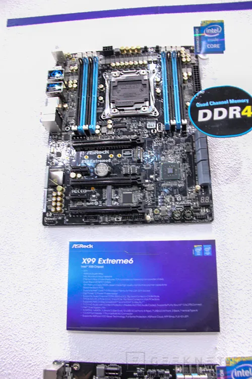 ASRock también muestra dos placas base X99 con soporte DDR4, Imagen 1