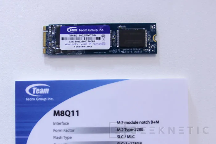 SSD en formato M.2 de Team Group  con memorias SLC y MLC, Imagen 2