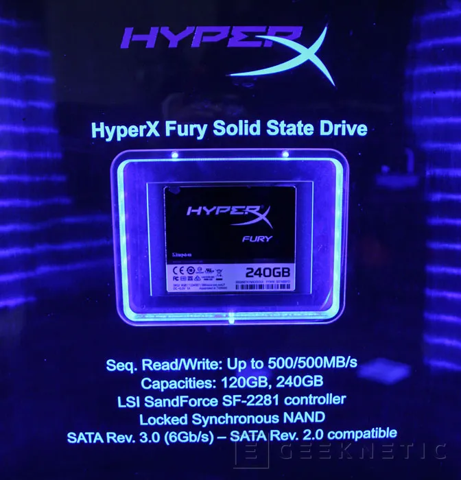Kingston también muestra los SSD HyperX Fury, Imagen 1