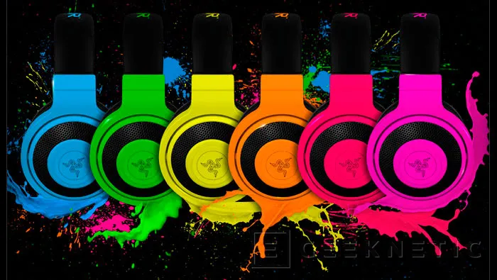 Razer Kraken Pro Neon: Auriculares gaming multicolor, Imagen 1