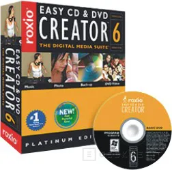 Easy CD y DVD Creator 6.2 Platinum de Roxio, Imagen 1