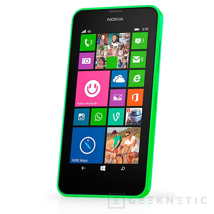 Nokia lanza el Lumia 635, un Smartphone 4G asequible, Imagen 1