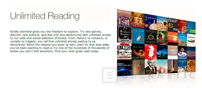Amazon lanza Kindle Unlimited, el Spotify de los eBooks, Imagen 2