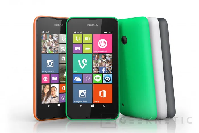 Microsoft lanza el Lumia 530 por menos de 100 Euros, Imagen 1