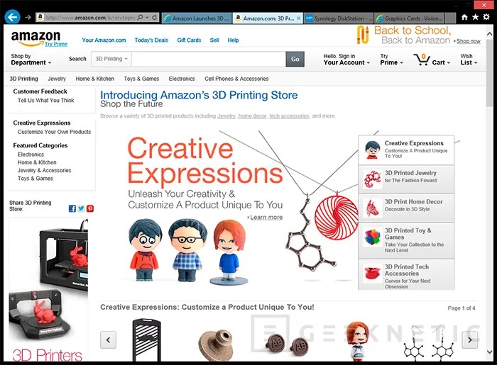 Amazon lanza una tienda de impresión 3D, Imagen 1