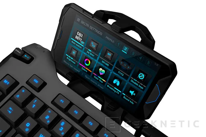 ROCCAT muestra un ratón con botones personalizables y un teclado con integración para smpartphones, Imagen 2