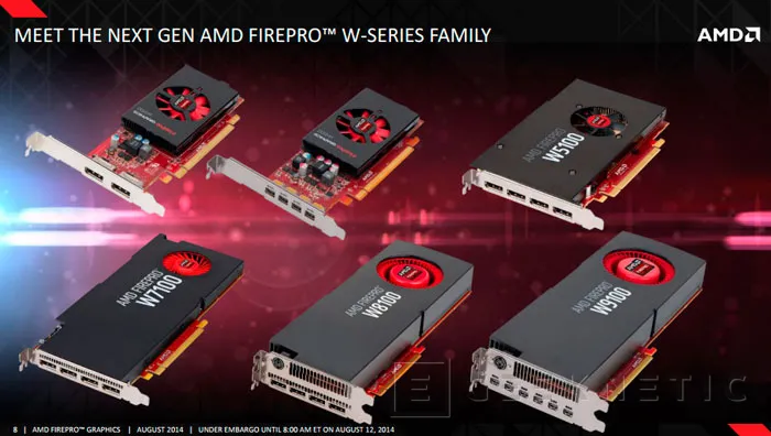 AMD completa su gama de tarjetas FirePro con 4 nuevos modelos, Imagen 1