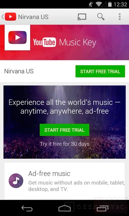 Youtube Music Key será el intento de Google para competir con Spotify, Imagen 1