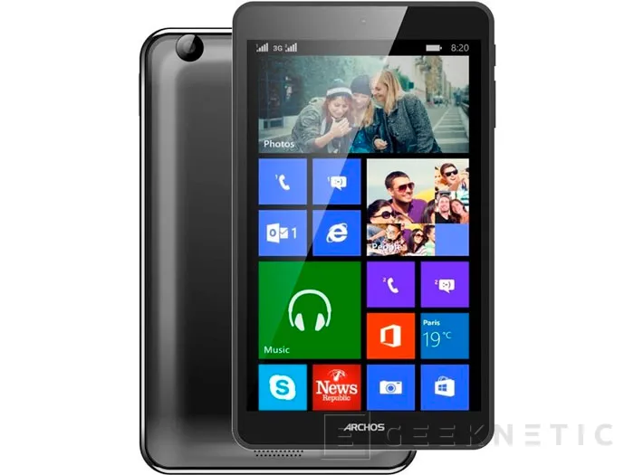 Archos lanza un tablet y un móvil con Windows para el mercado más asequible, Imagen 2