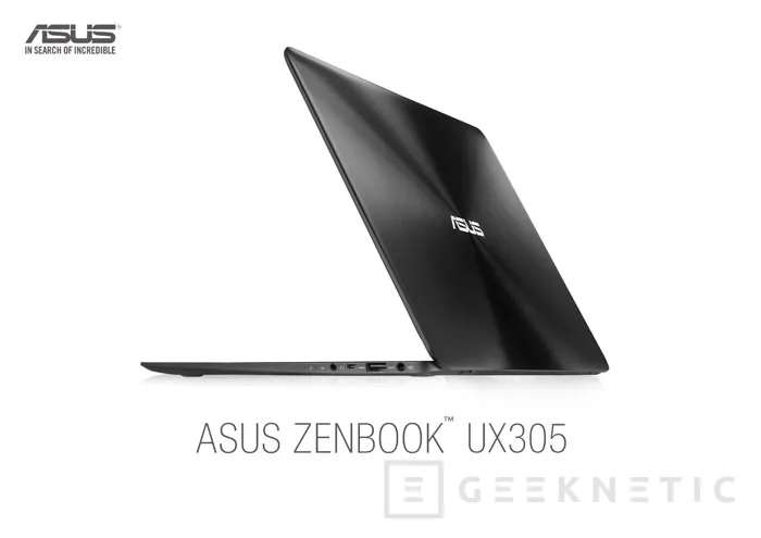 ASUS ZenBook UX305, procesadores Intel Broadwell en el Ultrabook más fino del mundo, Imagen 2