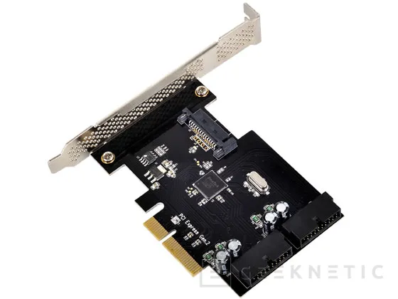SilverStone presenta una tarjeta PCIe con dos puertos USB 3.0 internos, Imagen 1