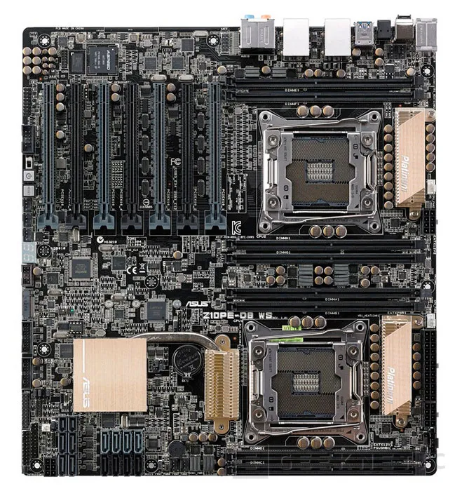 ASUS también presenta su propuesta de doble socket para los nuevos Intel Xeon E5-2600 v3, Imagen 2
