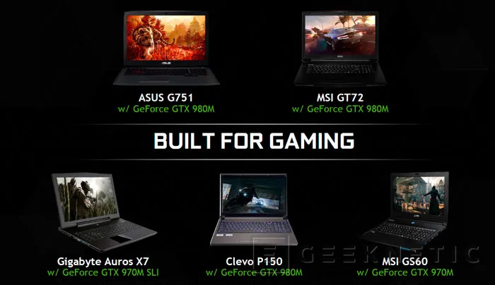 Geeknetic Nvidia lanza las GeForce GTX 980M y GTX 970M acercando el rendimiento del sobremesa a portátiles. 2