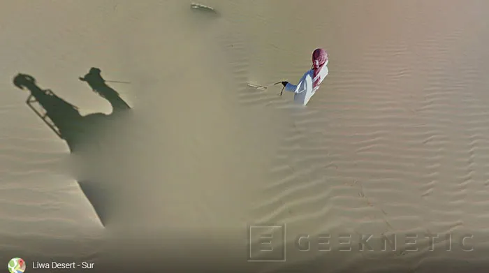 Google utiliza un camello para añadir a Street View el desierto de Liwa, Imagen 2