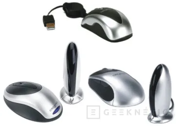 Ratones Wireless y ópticos, teclado y reproductor MP3 de Creative, Imagen 1