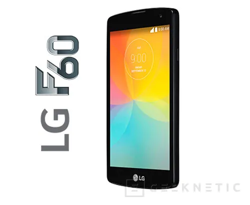 El nuevo LG F60 ofrece conectividad 4G por 159 Euros, Imagen 1
