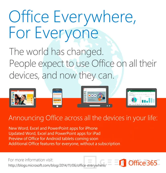 Microsoft lleva Office a iOS y Android de manera gratuita, Imagen 1