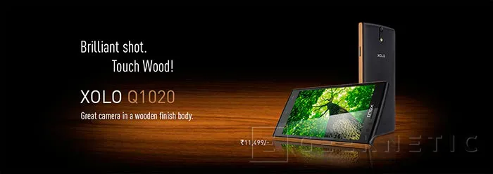 El nuevo Smartphone Xolo Q1020 incorpora un marco de madera, Imagen 2