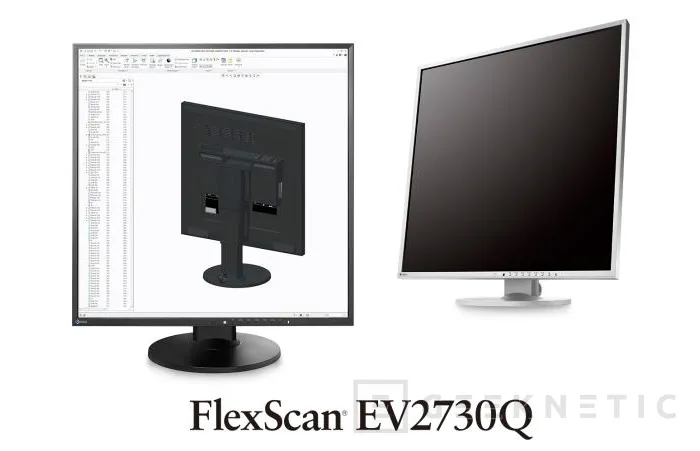 EIZO EV2730Q un monitor 1:1 de 1920x1920 puntos de resolución, Imagen 2
