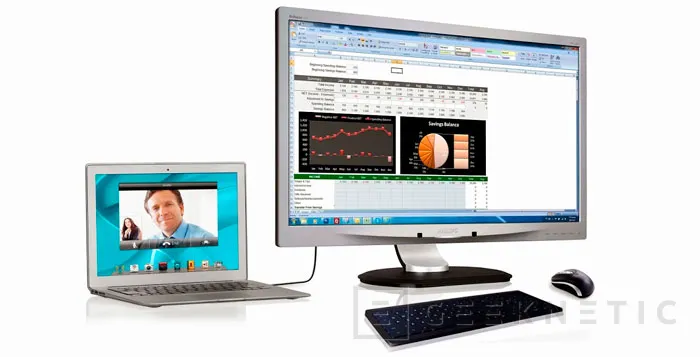 Philips actualiza con paneles IPS Full HD sus monitores USB Docking, Imagen 1
