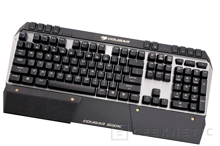 Cougar muestra algunos detalles de su nuevo teclado mecánico 600K, Imagen 2