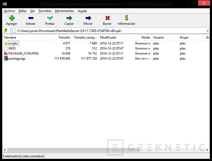 Geeknetic Cómo Instalar Plex en NAS con procesadores Intel Avoton como el Synology DS1815+ 2